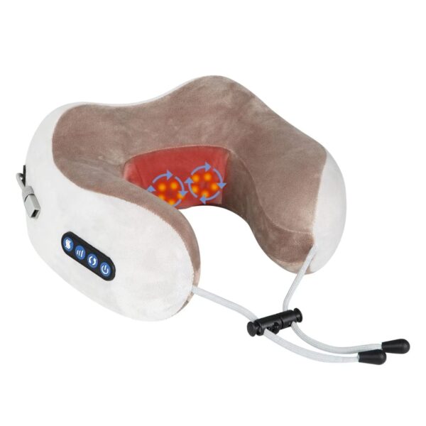 Electric Travel Pillow with Neck Massager