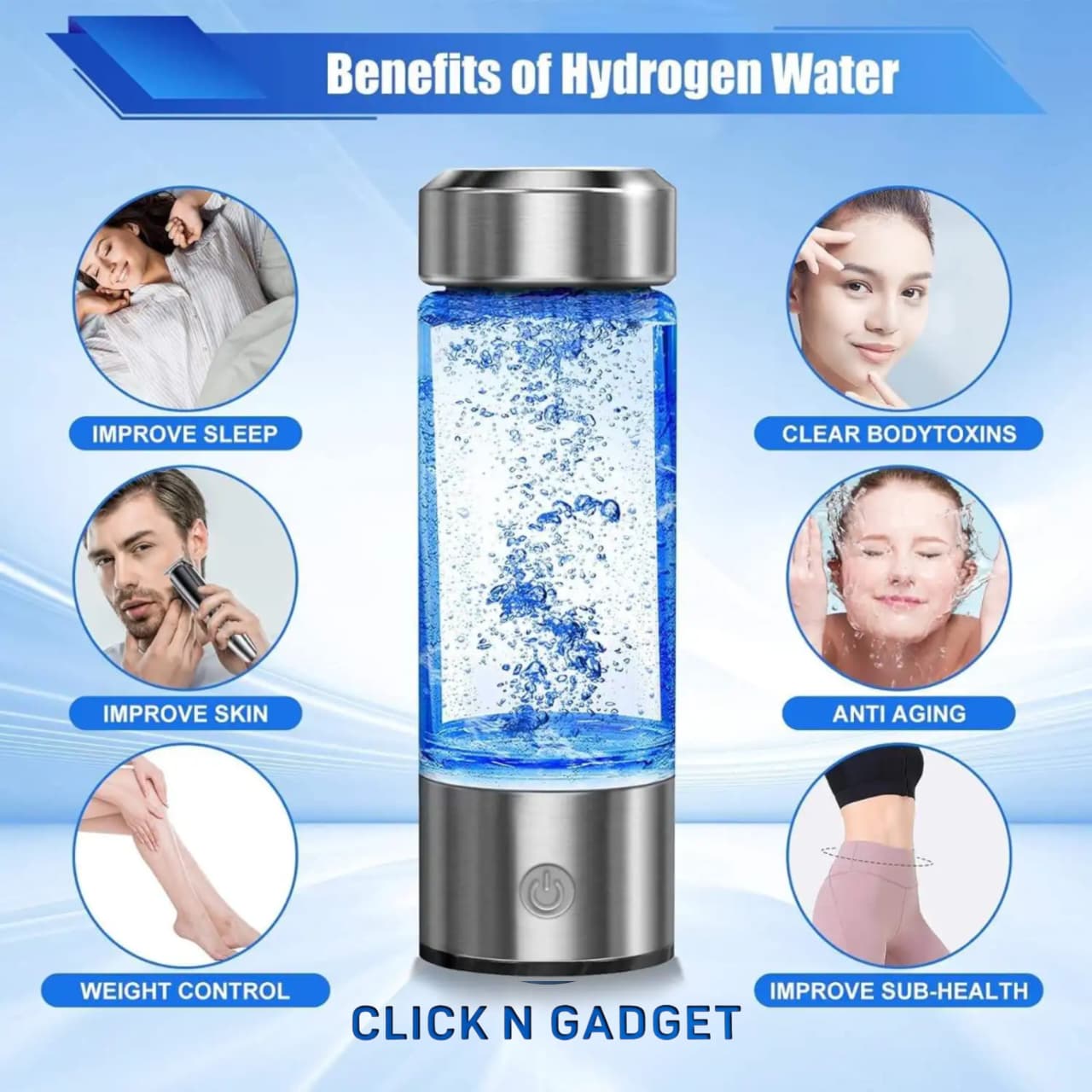 Hydrogen Water Generator Bottle - Image 2
