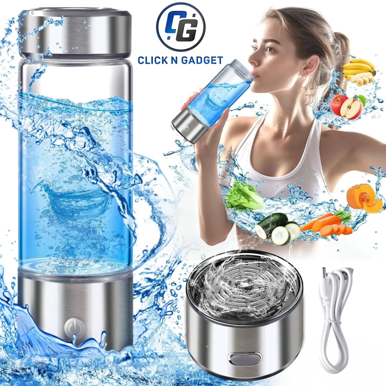 Hydrogen Water Generator Bottle - Image 3