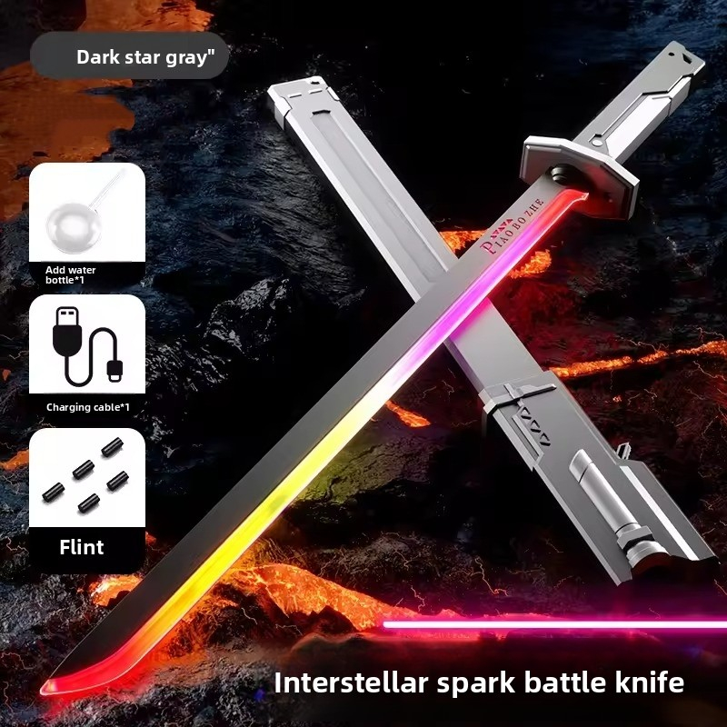 Plastic Sword Toy With Spark,Light & Smoke Effect - Image 7