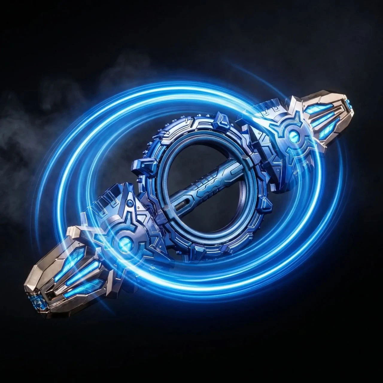 Spinning Double Headed Sword with Color Changing Effect (খেলনা) - Image 5